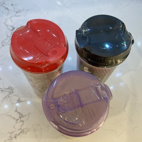 Selena tumbler plastic cup set of 3, brand new and sealed - Picture 4 of 11